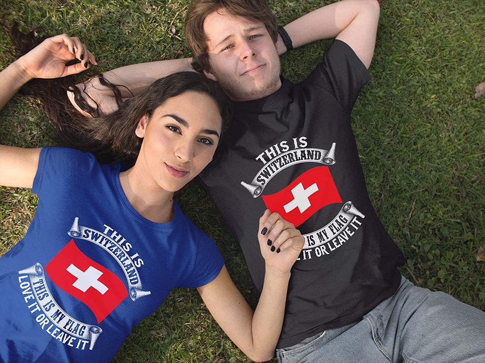 Switzerland This is My Flag Leave It Or Leave It Shirt