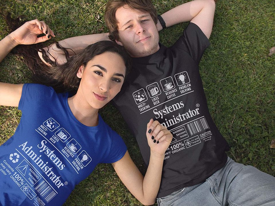 System Administrator Multitasking Beer Coffee Problem Shirt