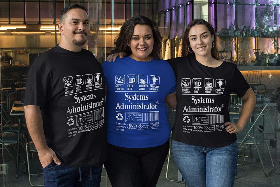 System Administrator Multitasking Beer Coffee Problem Shirt