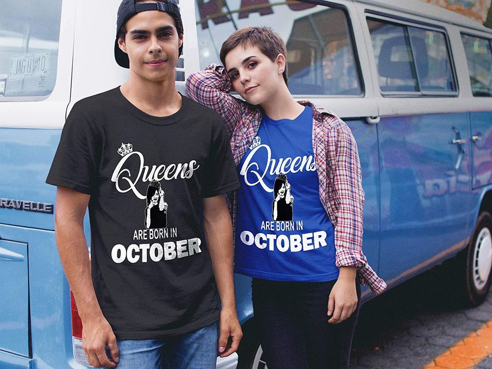 Queens are Born in Octorber Rihanna Shirt