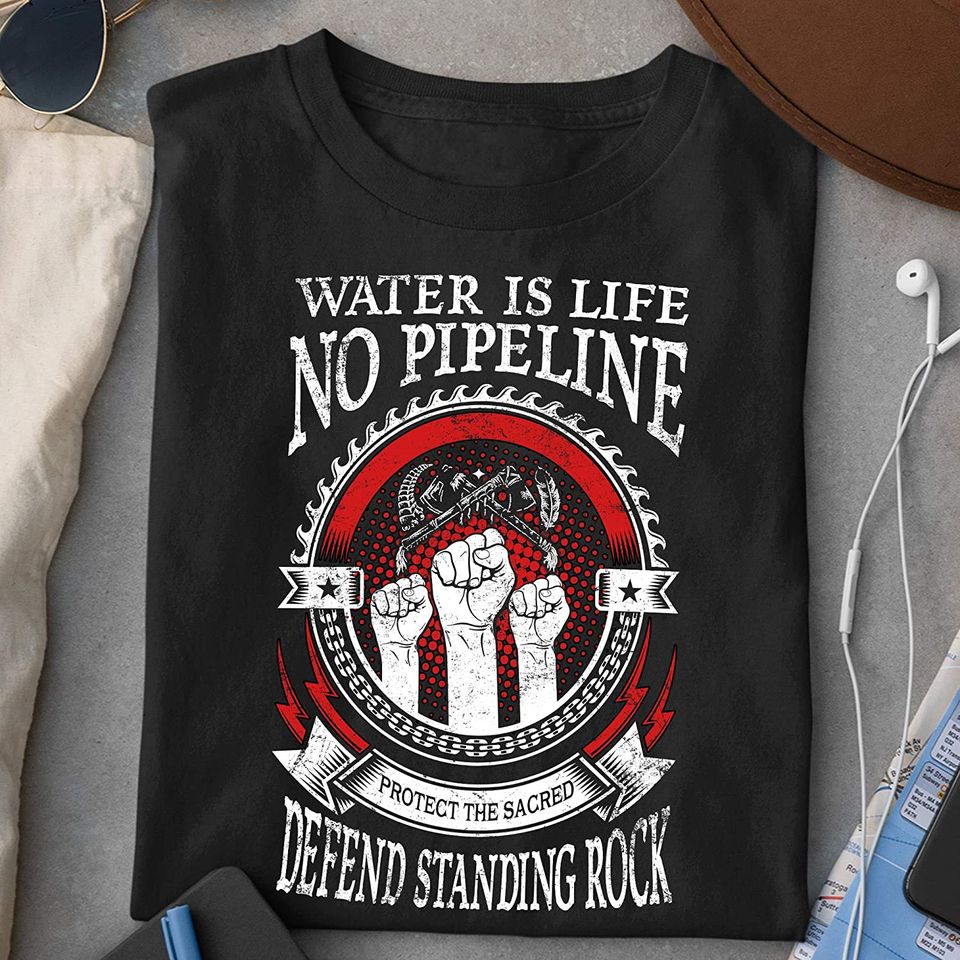 NODALP Water is Life No Pipeline Shirt