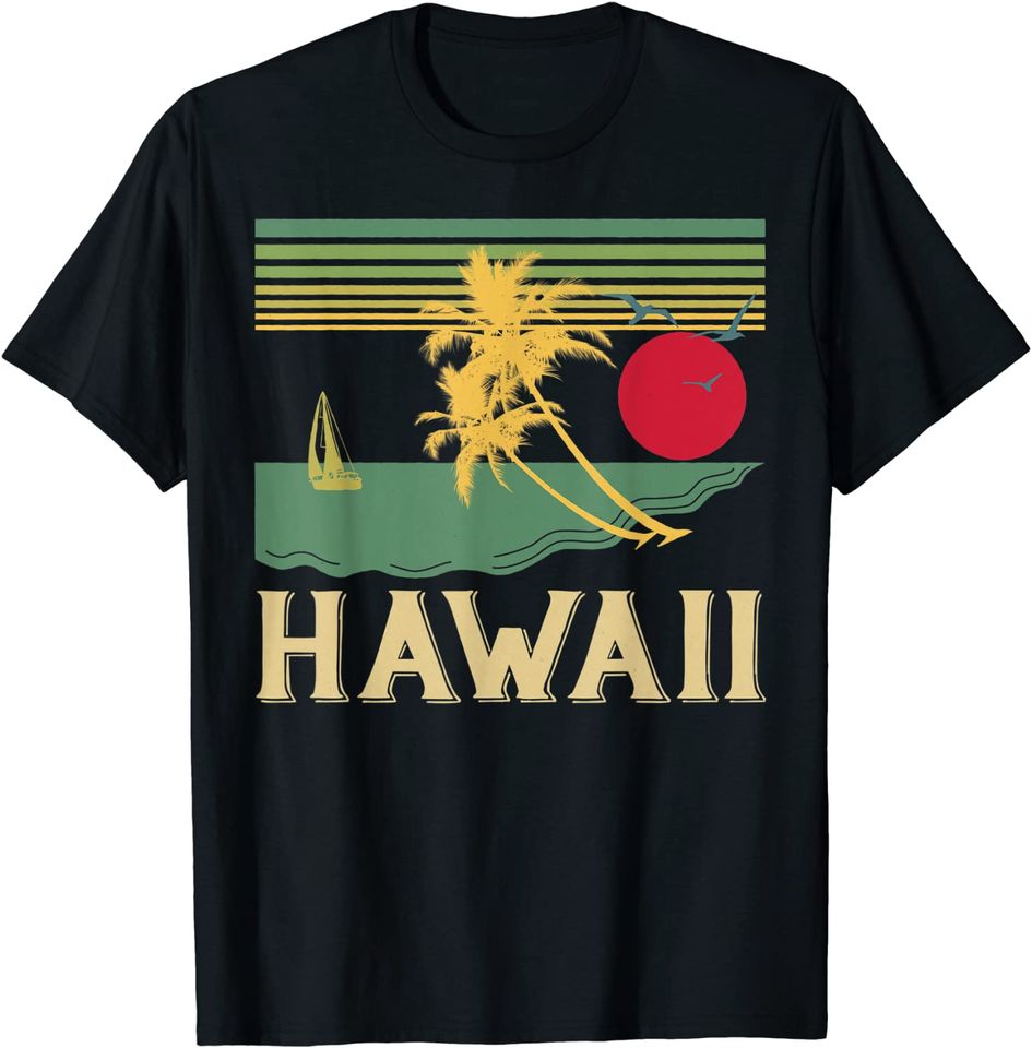 Aloha Hawaii Hawaiian Island T shirt Vintage 1980s Throwback T Shirt