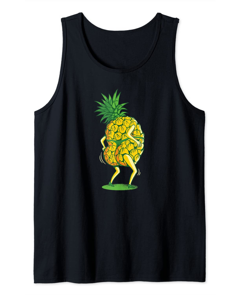 Funny Pineapple Gifts Hawaiian Shirt Men Women Top Girls Fun Tank Top