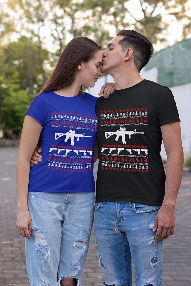 Gun Christmas Merry Christmas Shirt