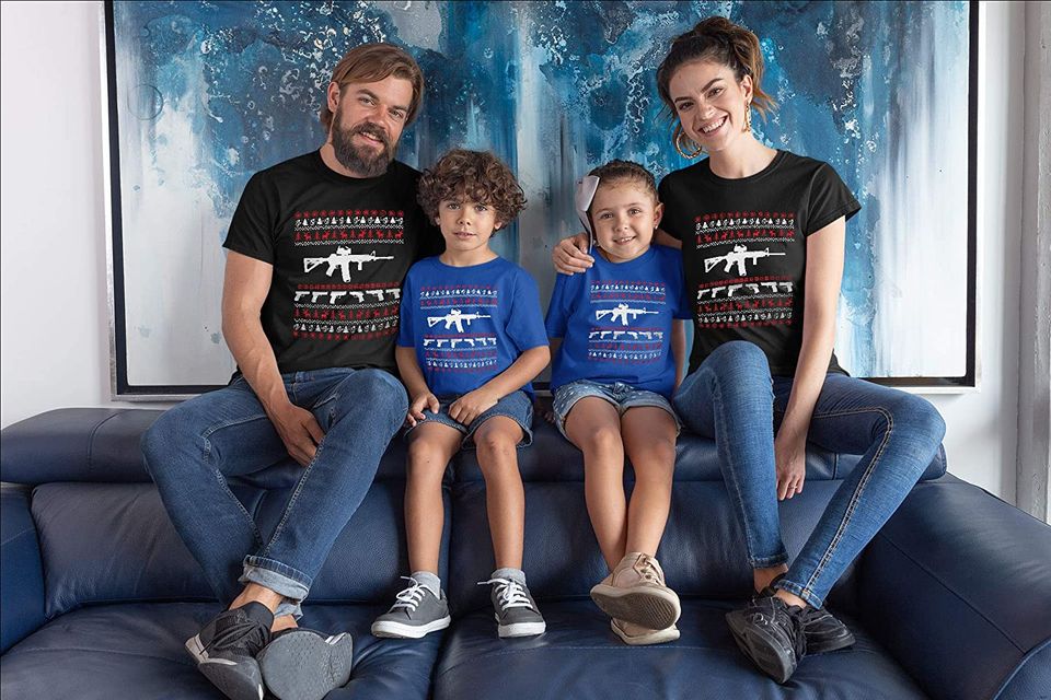Gun Christmas Merry Christmas Shirt