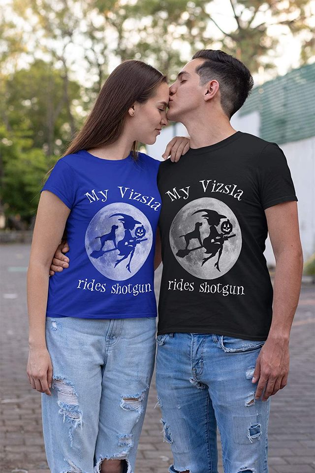Vizsla My Vizsla Rides Shotgun Shirt