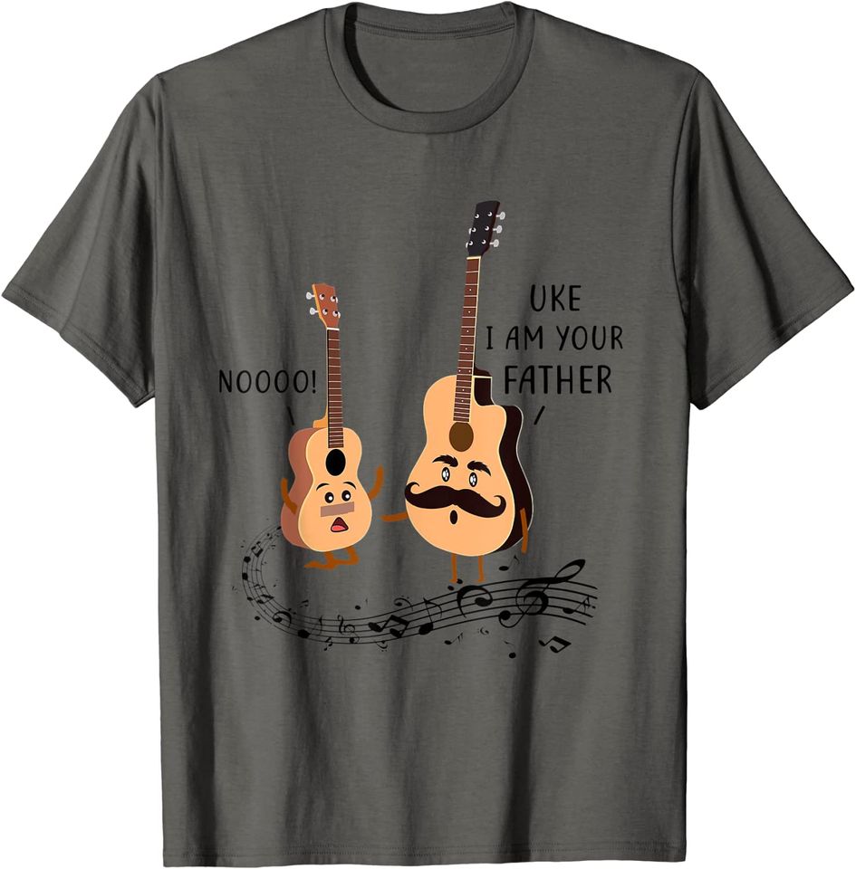 Uke I Am Your Father T Shirt Ukulele Guitar Music T Shirt