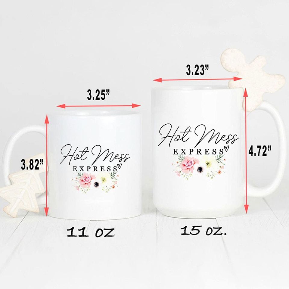 Hot Mess Express Ceramic Novelty Coffee Mug