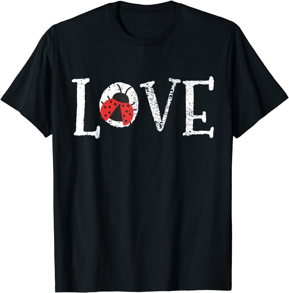 Ladybug Love Vintage T Shirt