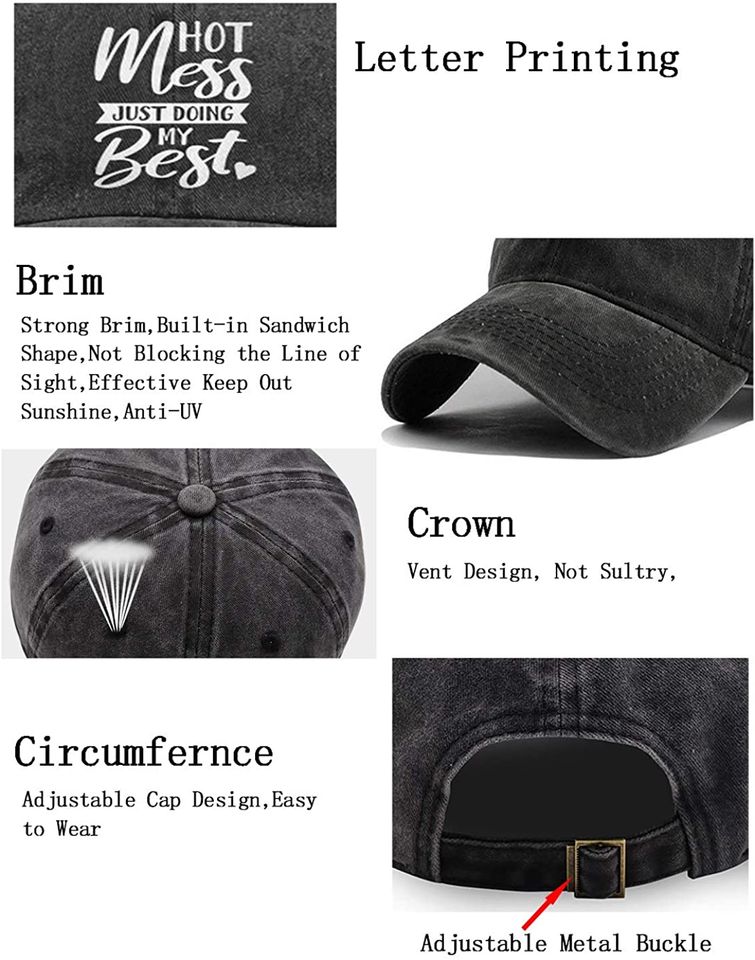 Hot Mess Just Doing My Best Cap