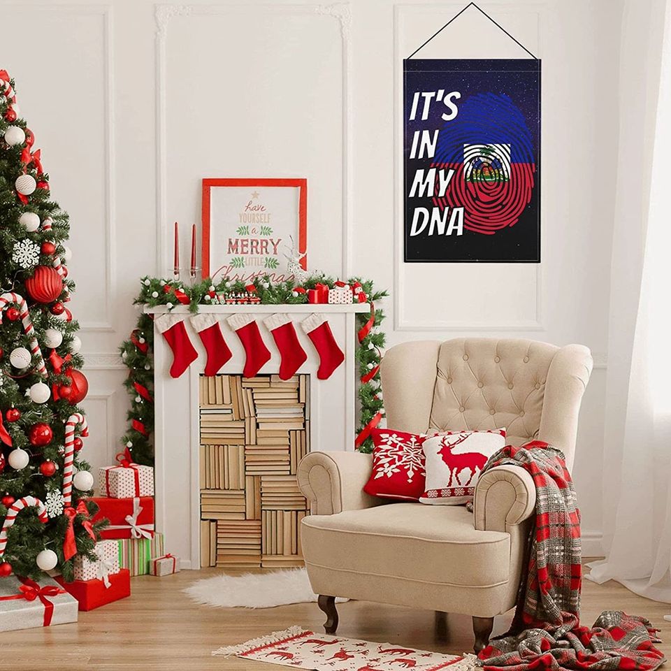 It's In My DNA Garden Flag Fingerprint