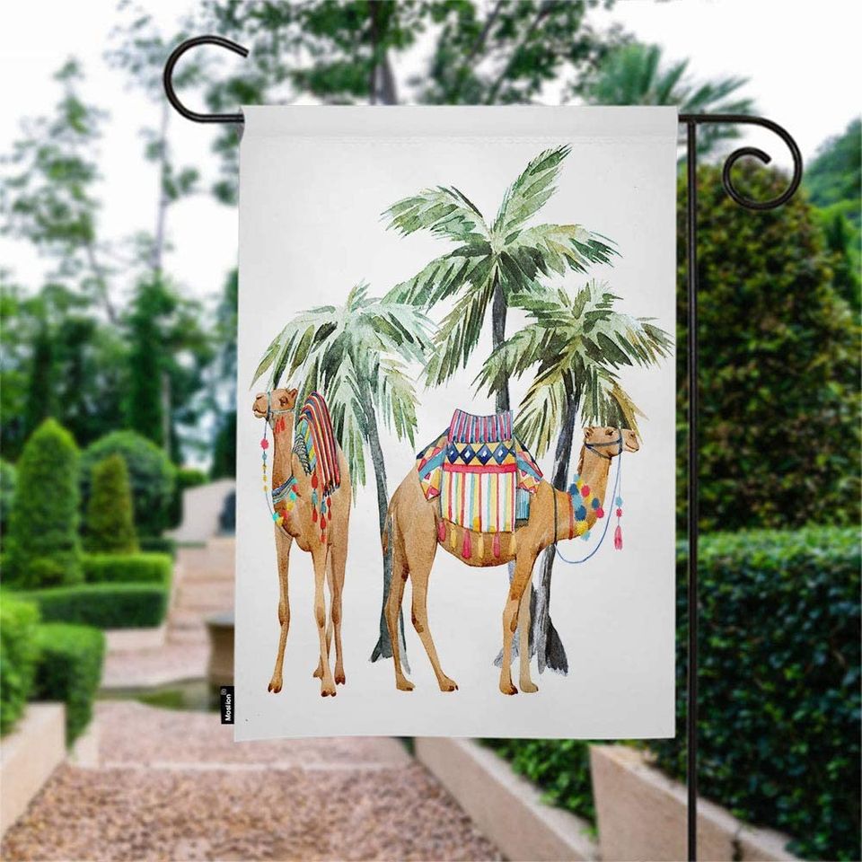 Camel Garden Flag Wild Animal Tropical