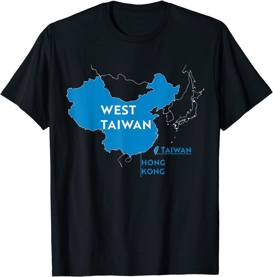 China map West Taiwan T Shirt