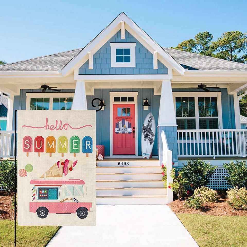 Personalized Hello Sunshine Garden Flag
