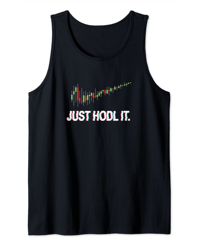 Juste HODL Chandelier Moon Chart Crypto Currency Tank Top