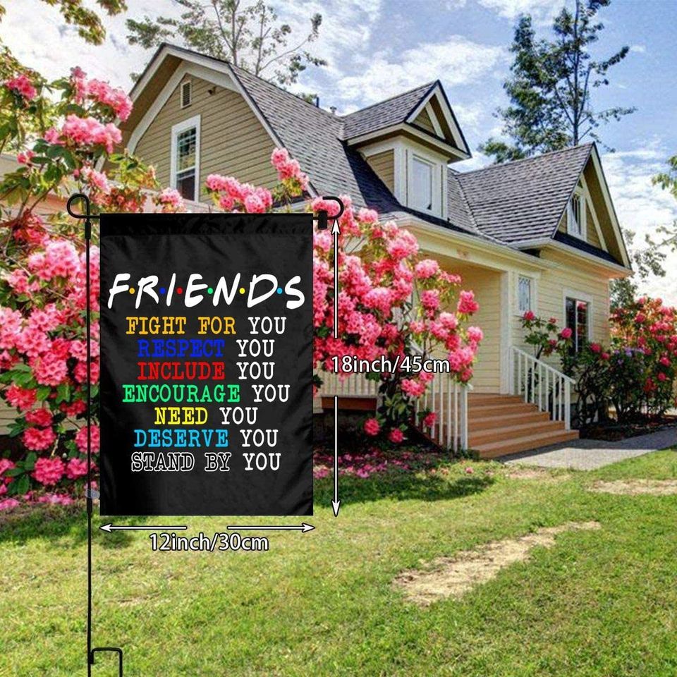Friendship Relationship Double Sided Flags for Yard Garden Outdoor Decoration