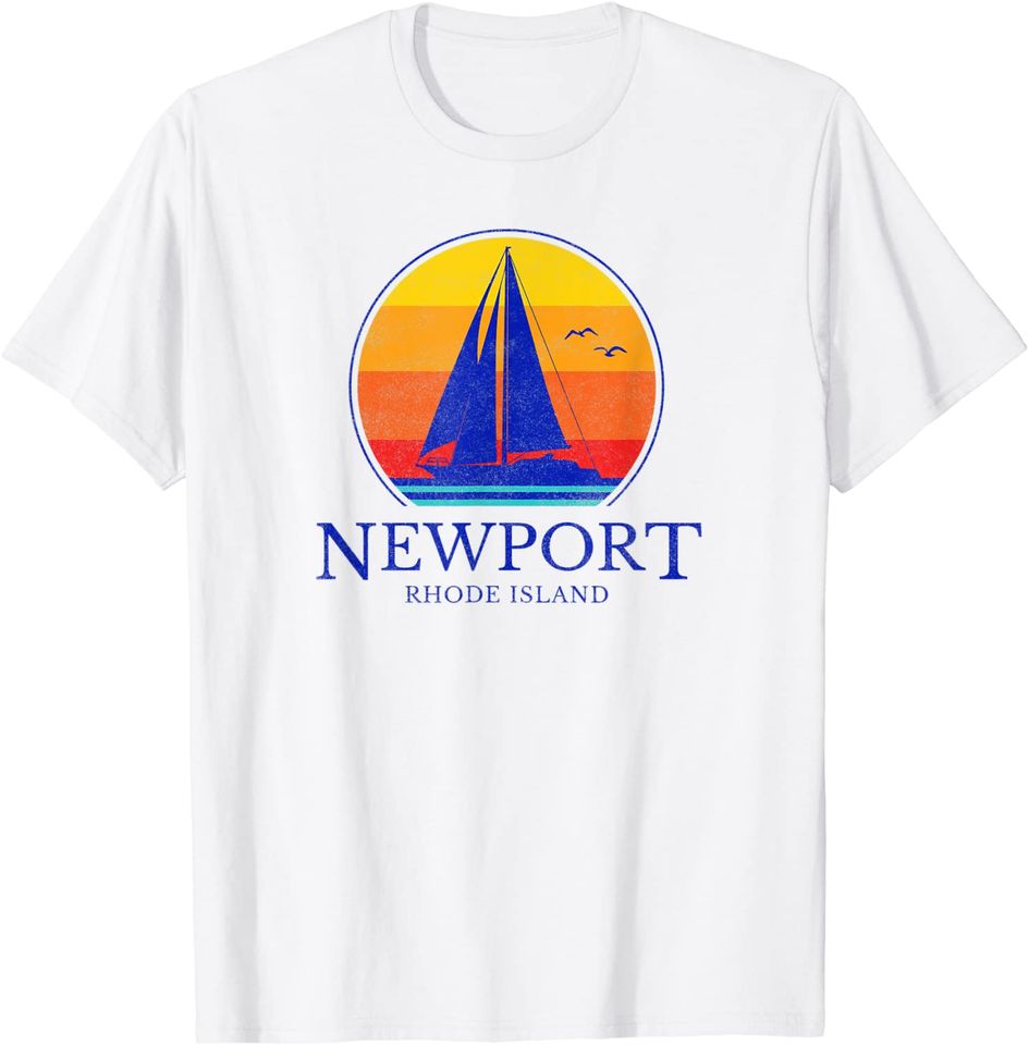 Vintage Newport Rhode Island Sailing T-Shirt