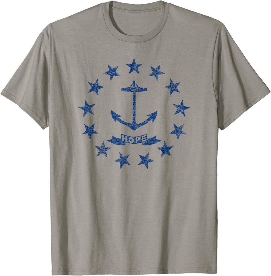 RHODE ISLAND STATE FLAG  PROVIDENCE RHODE T-Shirt