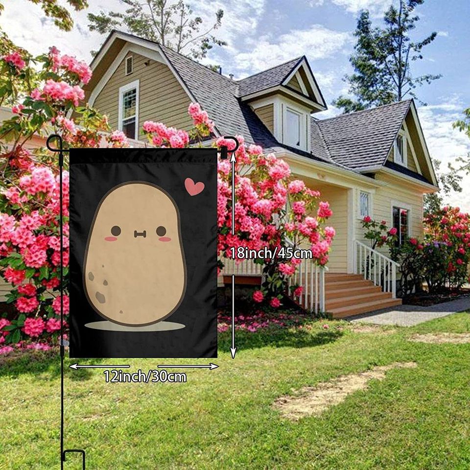 Potato In Love Garden Flag, Outdoor Decoration