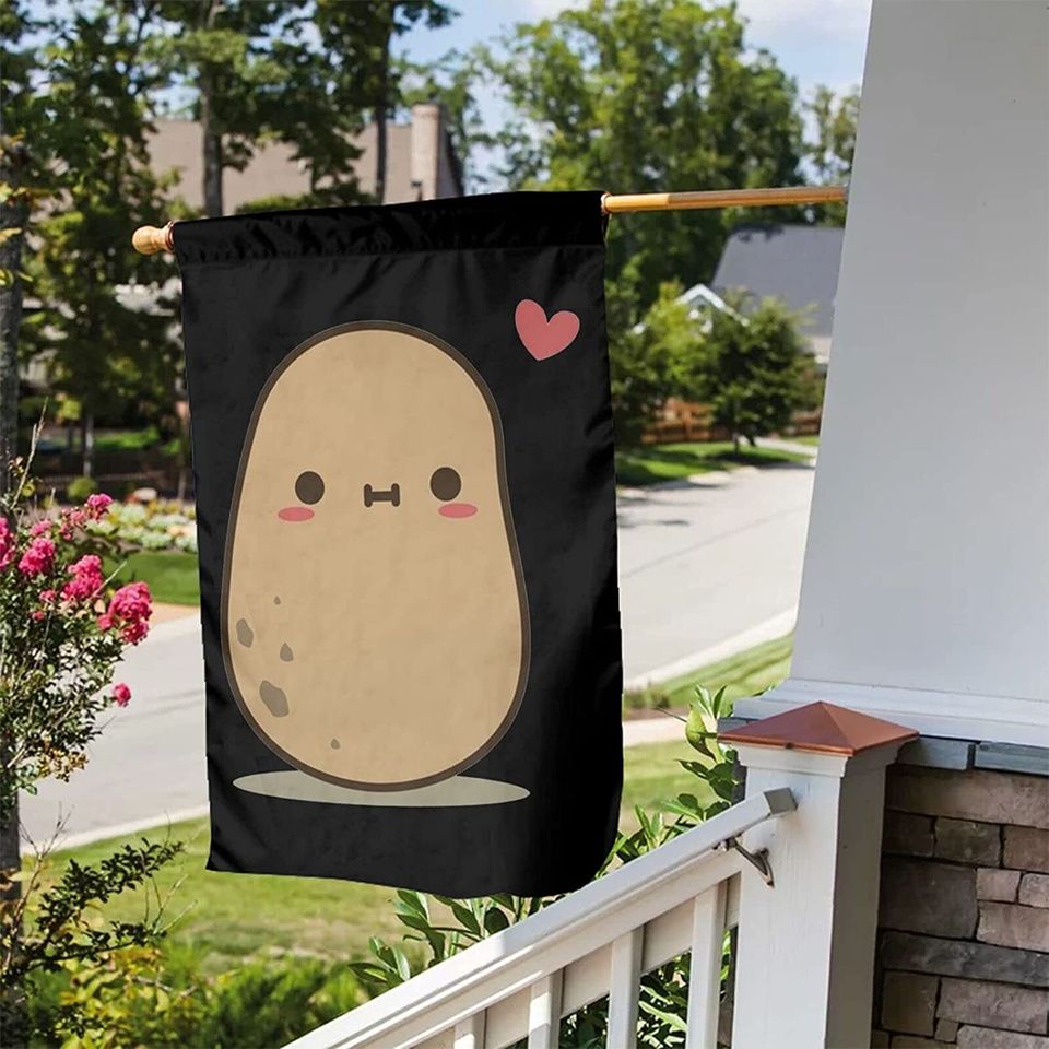 Potato In Love Garden Flag, Outdoor Decoration