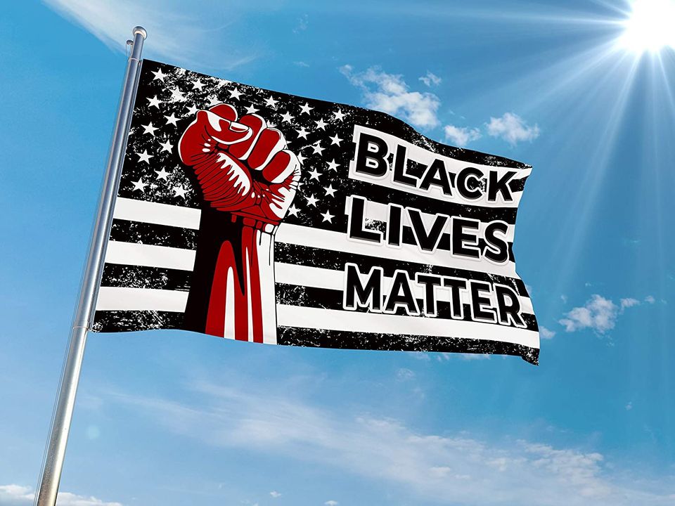 Bonsai Tree Black Lives Matter Flag