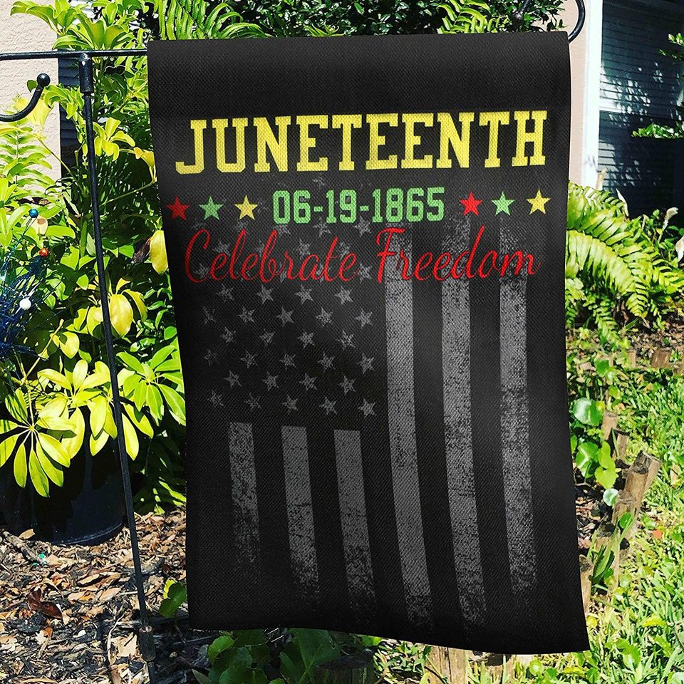 OUXIOAZ Garden Flags Juneteenth Flag
