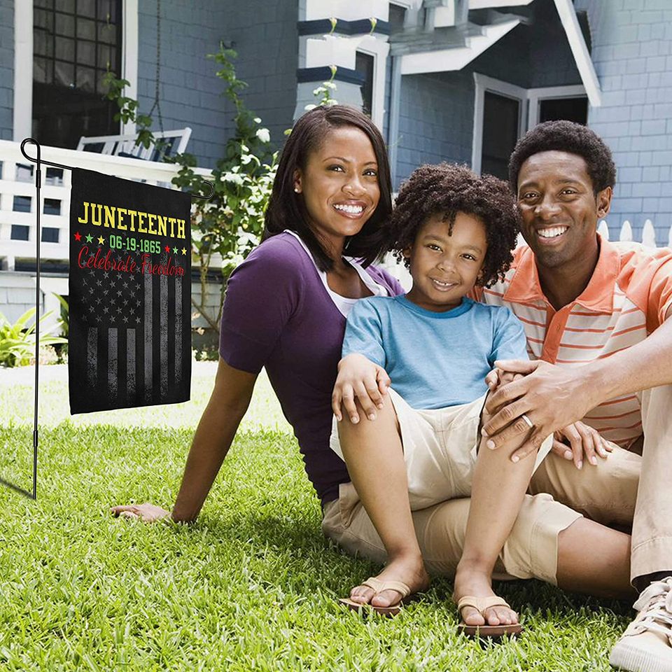 OUXIOAZ Garden Flags Juneteenth Flag