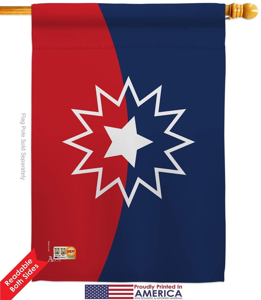 Historic Juneteenth House Flag