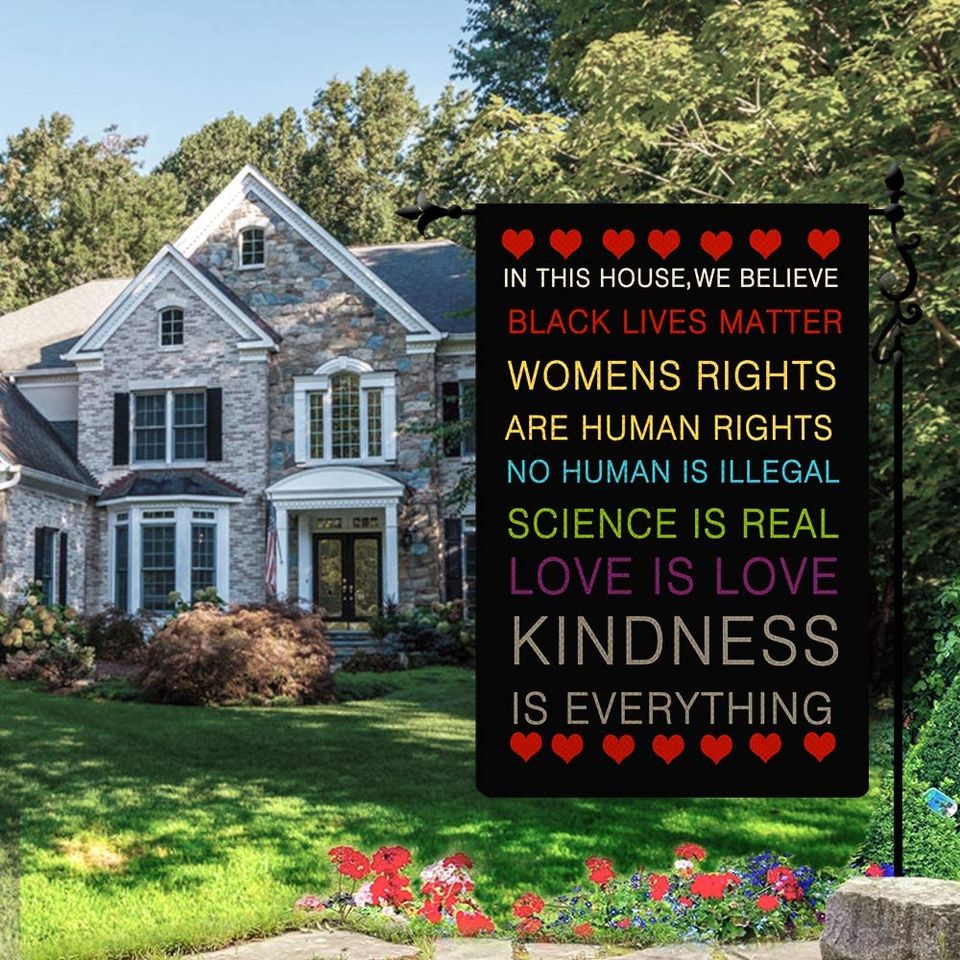 COSKAKA Black Lives Matter Garden Flag BLM Flag