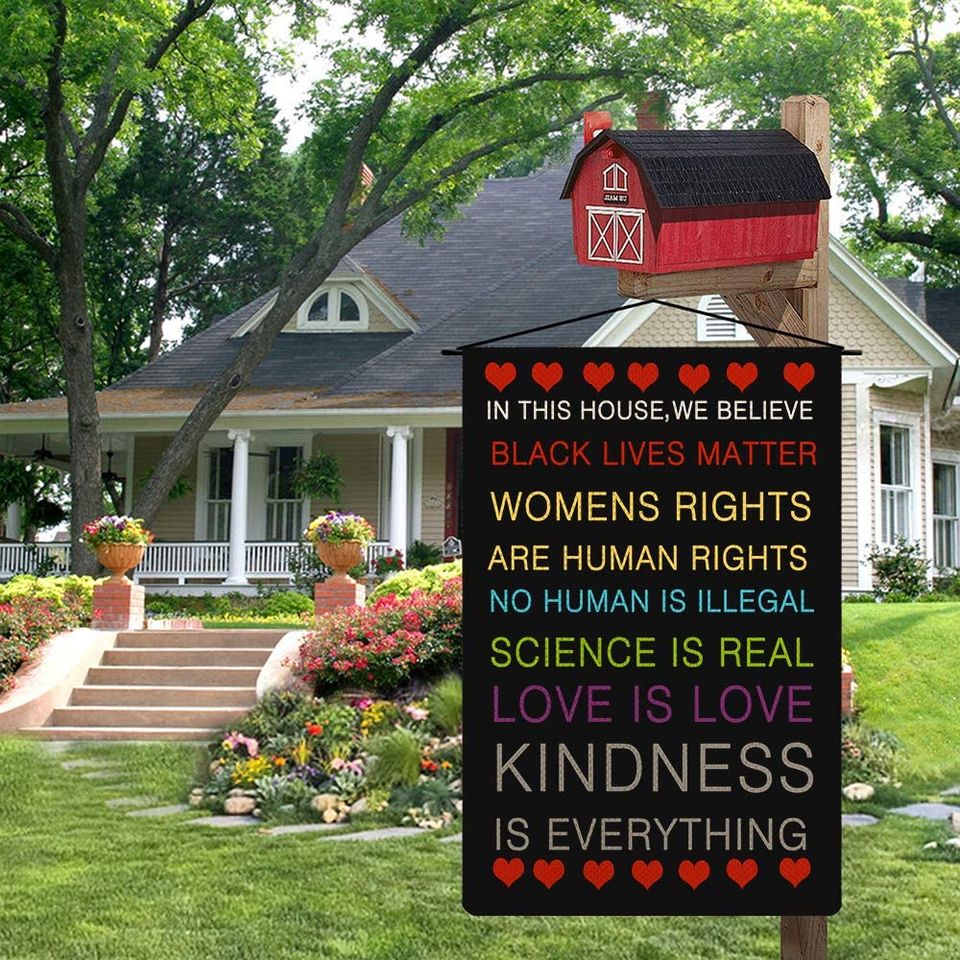 COSKAKA Black Lives Matter Garden Flag BLM Flag