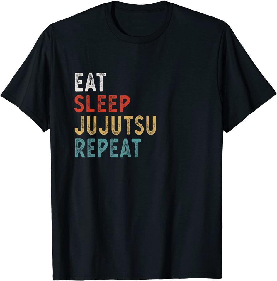 Eat Sleep Jujutsu Repeat Funny Jujutsu Player T Shirt