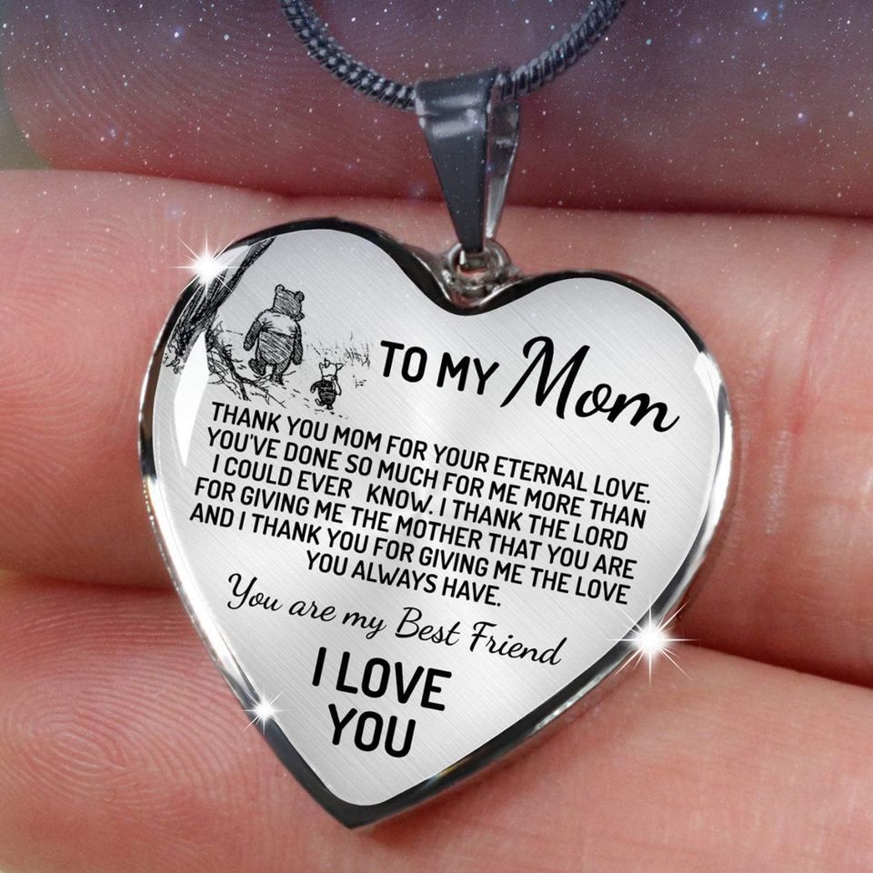 TO MY MOM 'CHRISTOPHER ROBINS EDITION' HEART NECKLACE