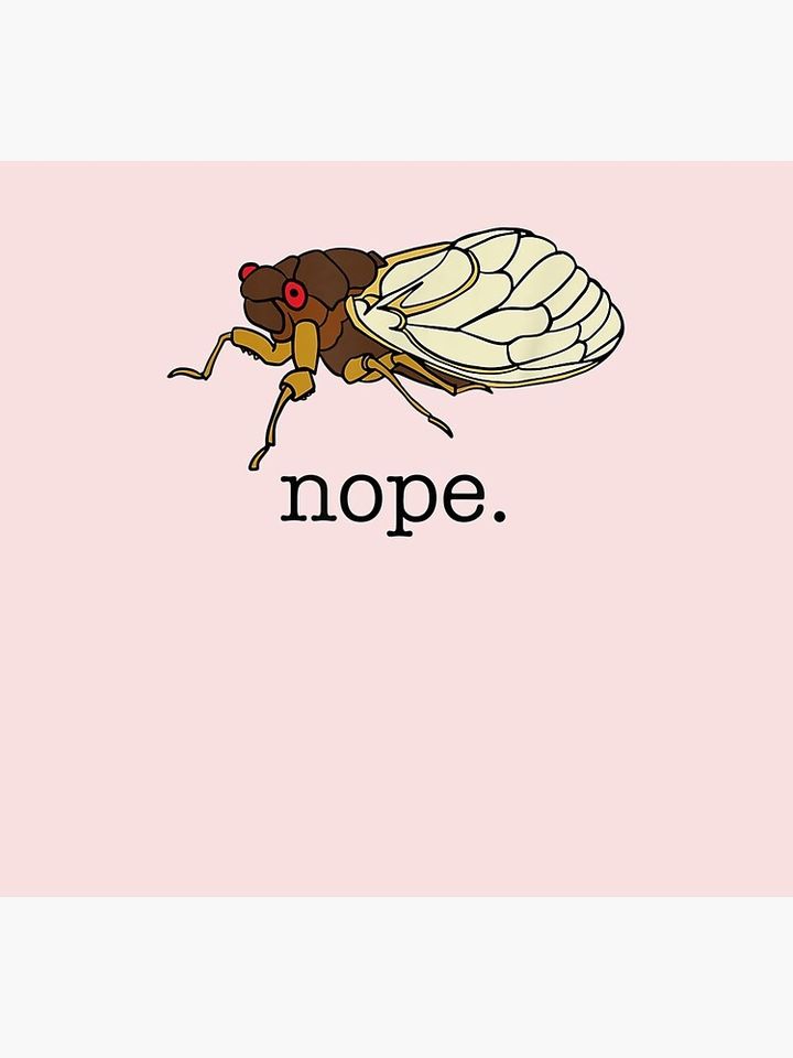 Cicada Unisex Socks Nope