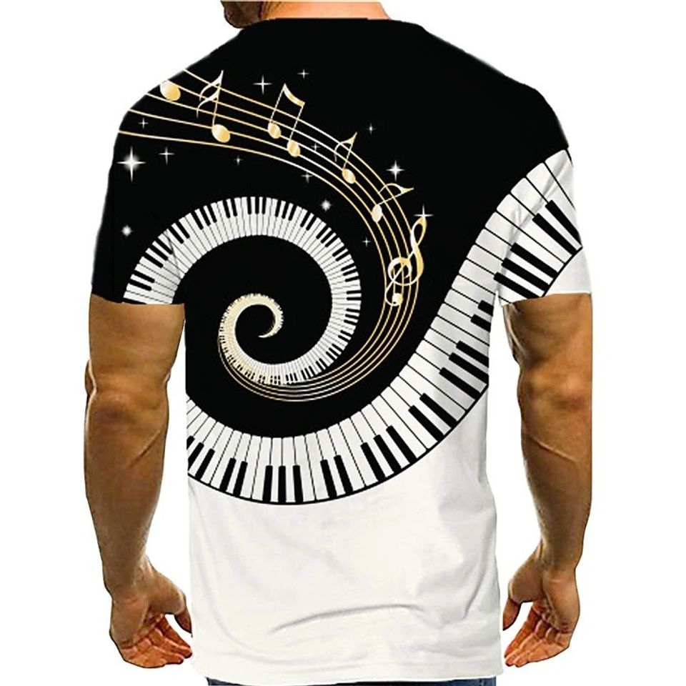 Men's Tee T shirt 3D Print 3D Musical Instrument Print