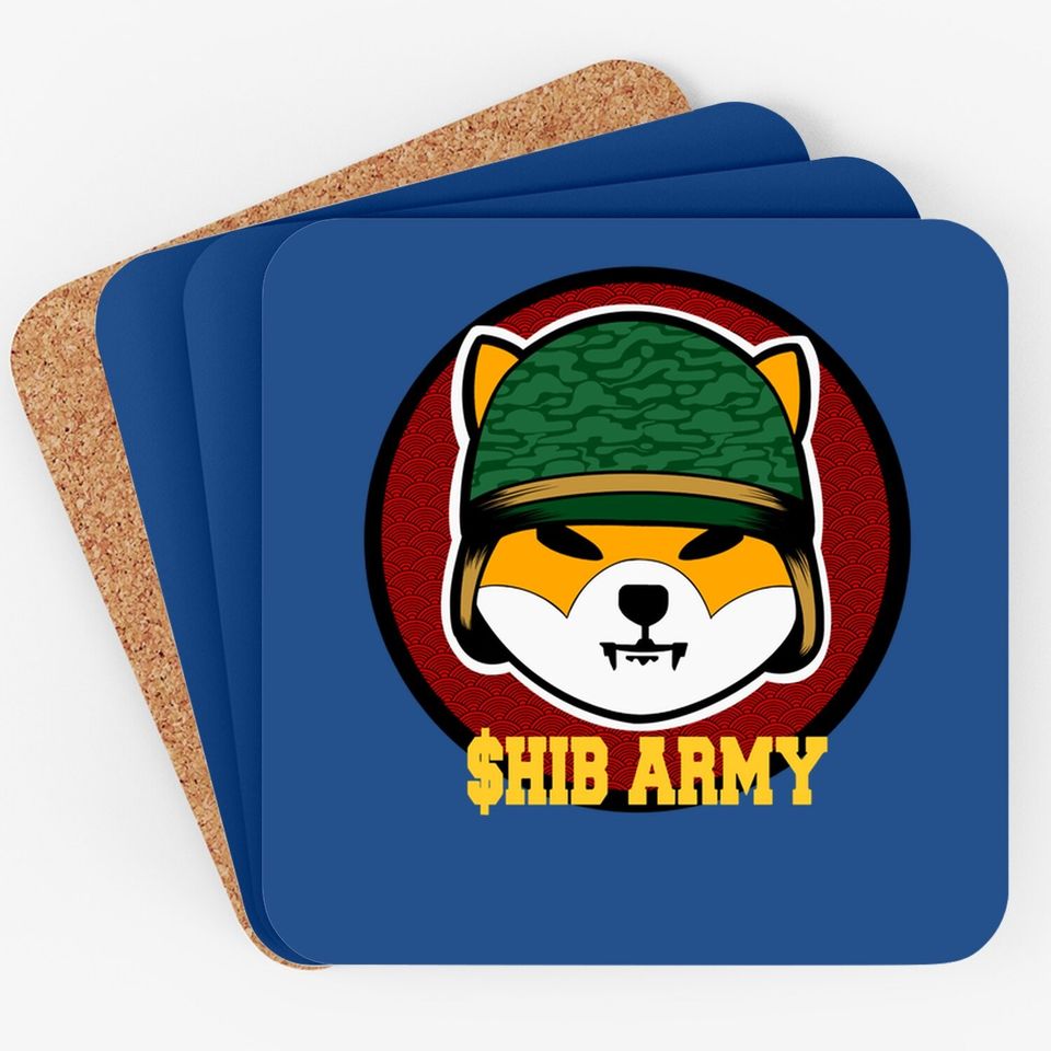 Shib Army Shiba Inu Coin Coaster