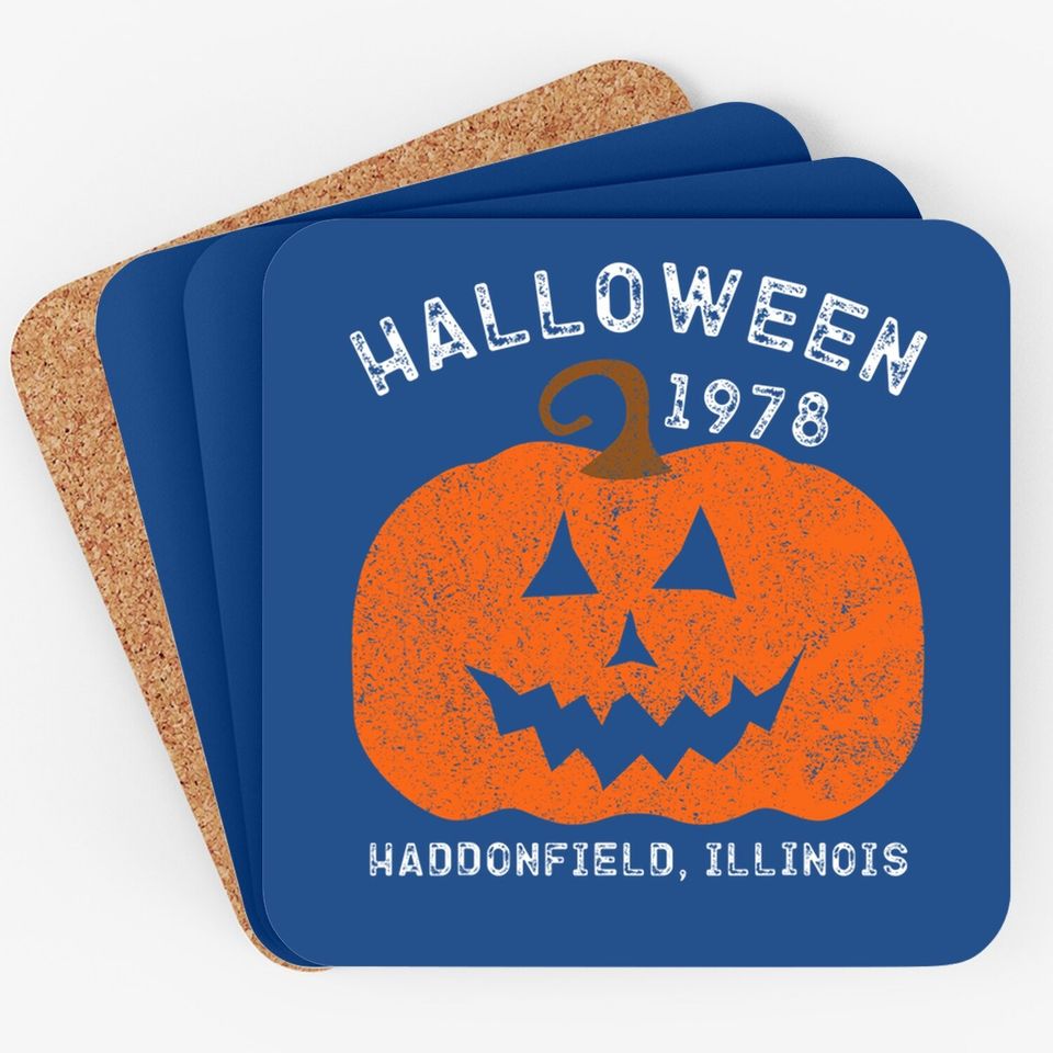 Halloween 1978 Holiday Spooky Scary Pumpkin Haddonfield Coaster