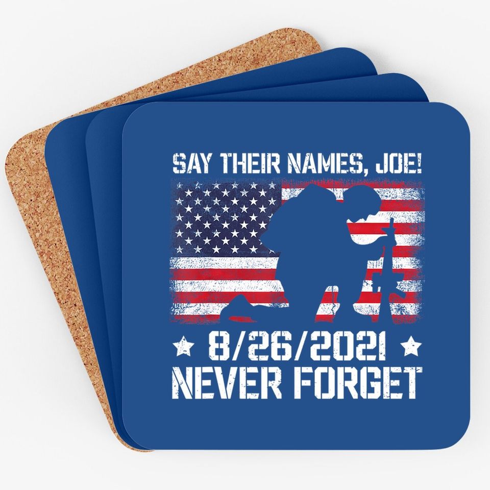 Say Their Names Joe Names Of Fallen Soldiers 13 Heroes Coaster