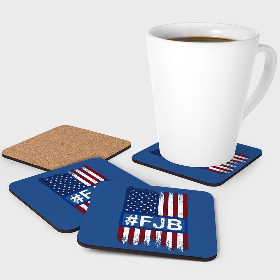 American Flag #fjb Impeach Biden Coaster