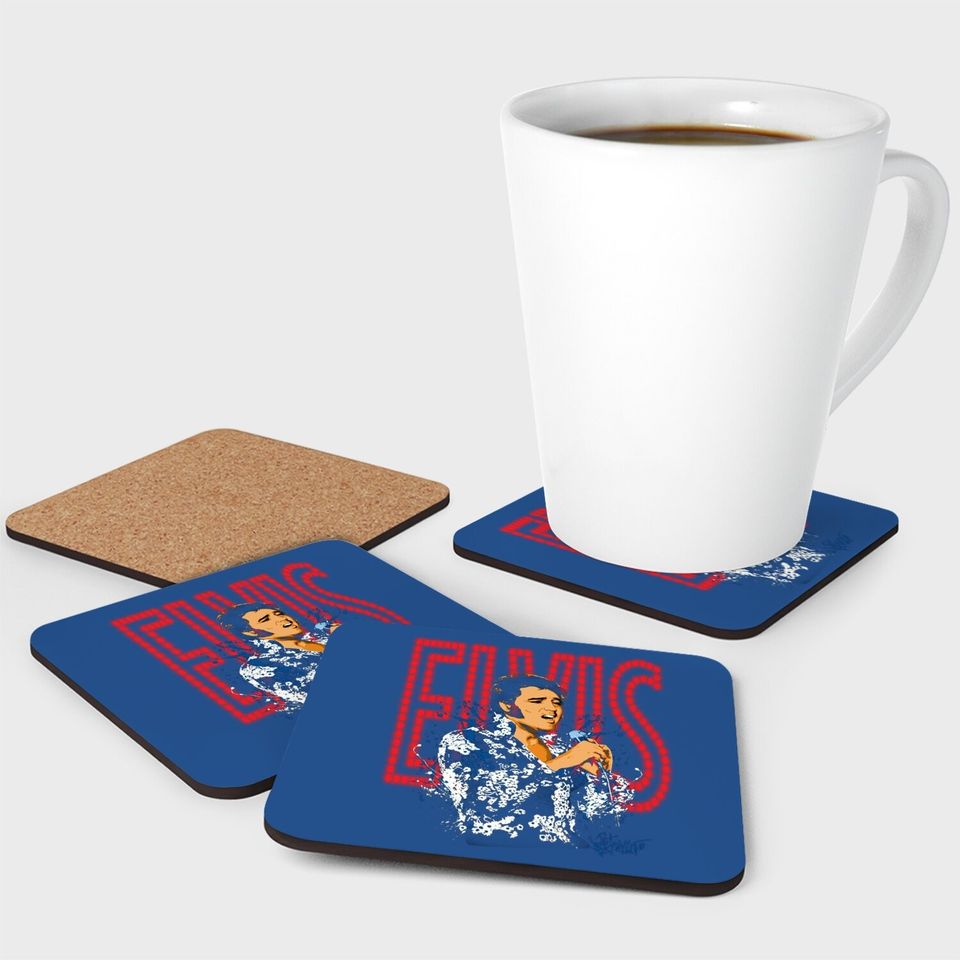Elvis Presley Singing Coaster