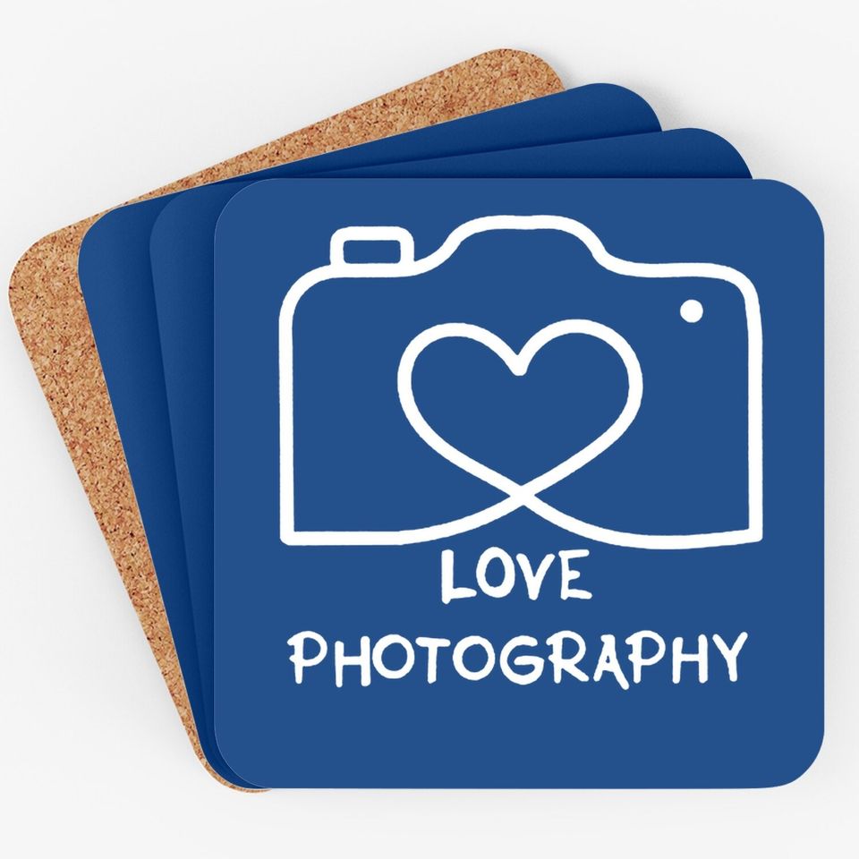 I Love Photography Coaster