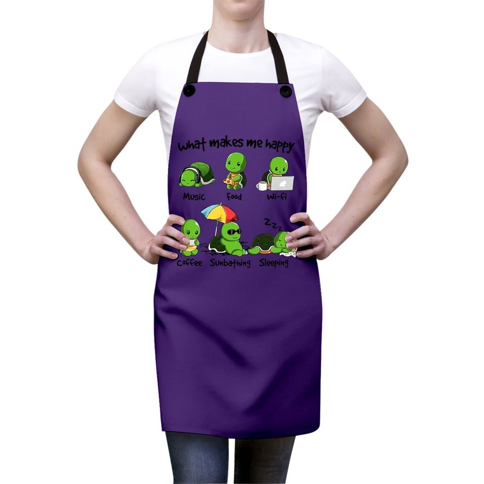 What Makes Turtle Happy Classic Apron