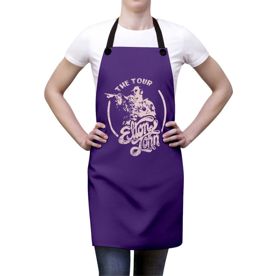 Graphic Cartoon Peanuts Play Piano Rocketman Elton Idol John Apron