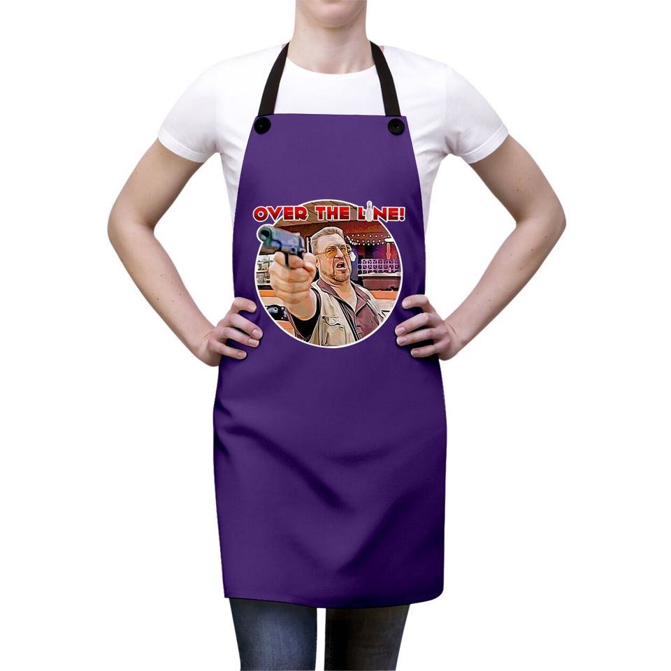The Big Lebowski Walter Sobchak Over The Line Apron