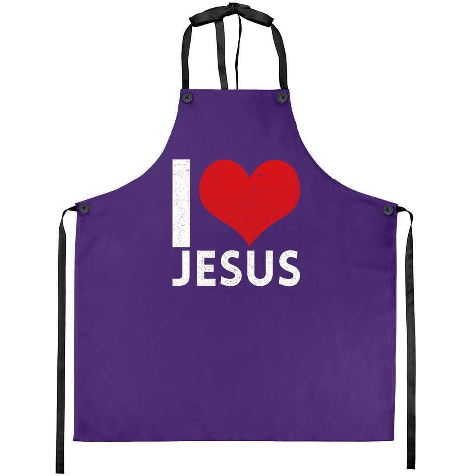 I Love Jesus Apron