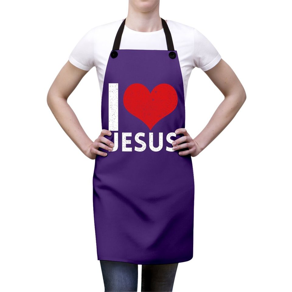 I Love Jesus Apron