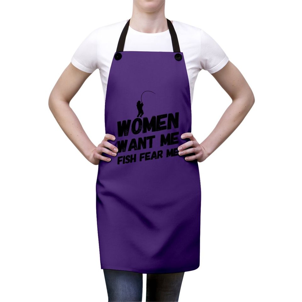 Want Me Fish Fear Me Apron