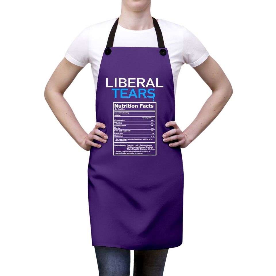 Liberal Tears Anti Liberal Pro Trump Republican Gift Apron