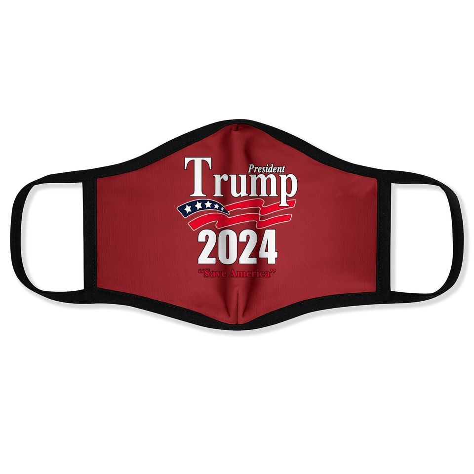 Trump 2024 Face Mask Keep America Great Face Mask Reelect President Donald Trump Non-pc Face Mask