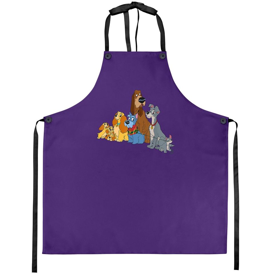 Lady And The Tramp Dogs Apron