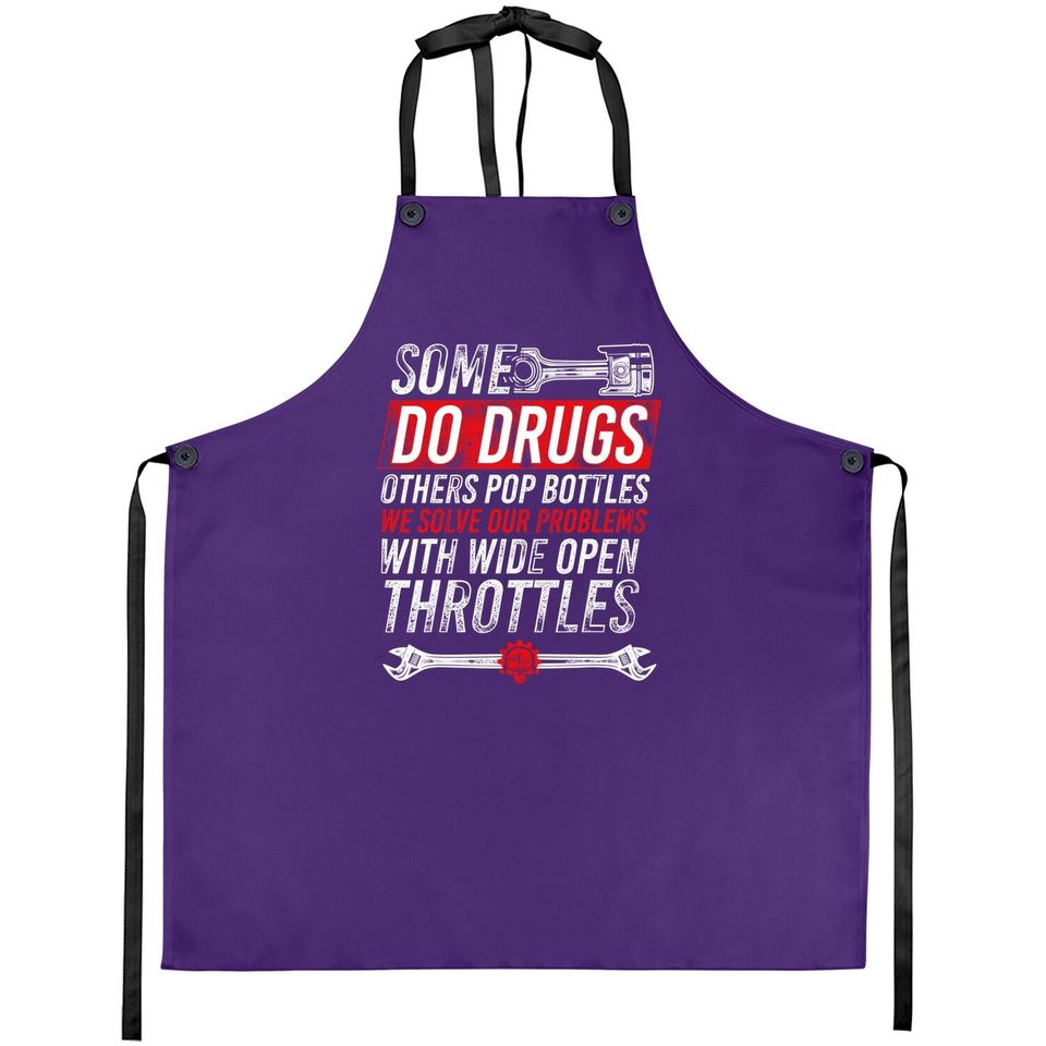 Wide Open Throttle Apron - Car Or Truck Racing Apron